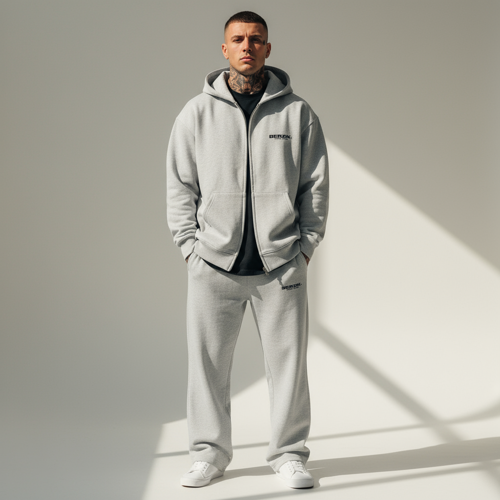 Berzik - Oversized Sweatpants Collection "Discipline is the Game"