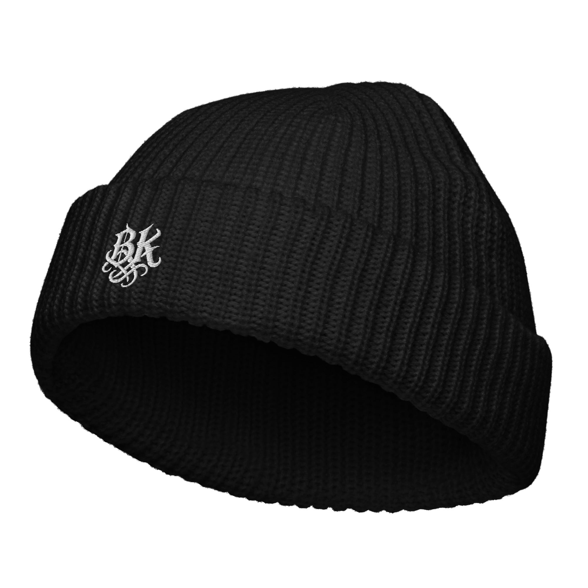 black fisherman beanie streetwear BERZIK
